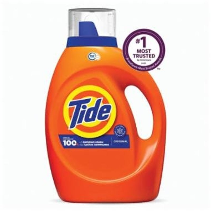 Tide 12104 Laundry Detergent, 42 oz, Liquid, Original (Pack of 4)