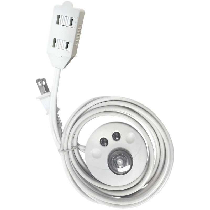 PowerZone ORFSL783609 Extension Cord, 16 AWG Cable, 1-15P Polarized Plug, 1-15R Polarized Receptacle, 9 ft L, 13 A