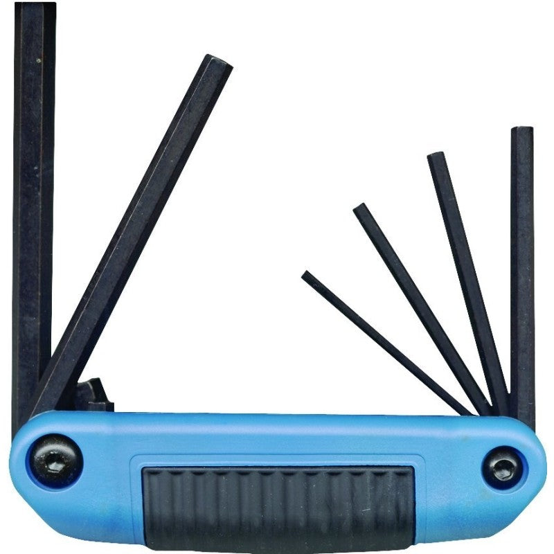 Eklind 25161 Hex Key Set, Includes: 3 to 10 mm Keys, 6-Piece, Steel, Black