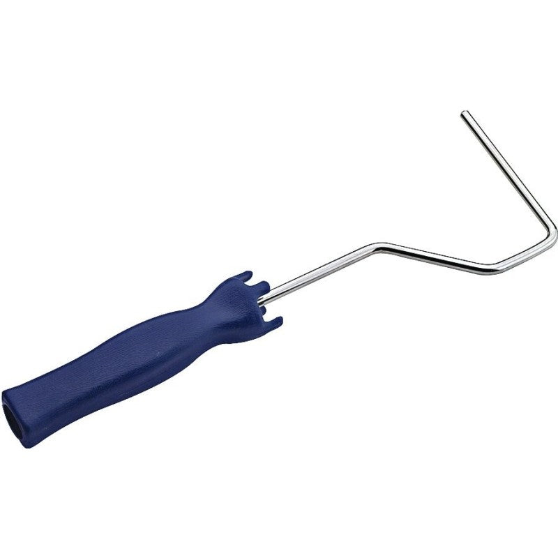 Wooster R012-4 Roller Frame, 12 in L, 4 in W, 4 in L Roller, Plastic Handle, Threaded Handle, Blue Handle