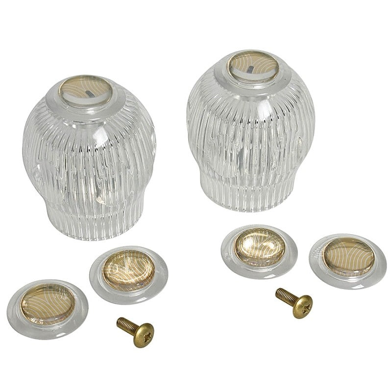 Danco 88671 Faucet Handle, Acrylic, For: Sterling Two Handle Tub/Shower Faucets