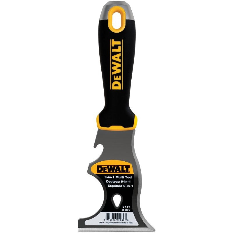 DEWALT DXTT-2-200 Joint Knife, 3 in W Blade, Carbon Steel Blade, Hammer End Blade, Ergonomic Handle, Nylon Handle (Pack of 8)