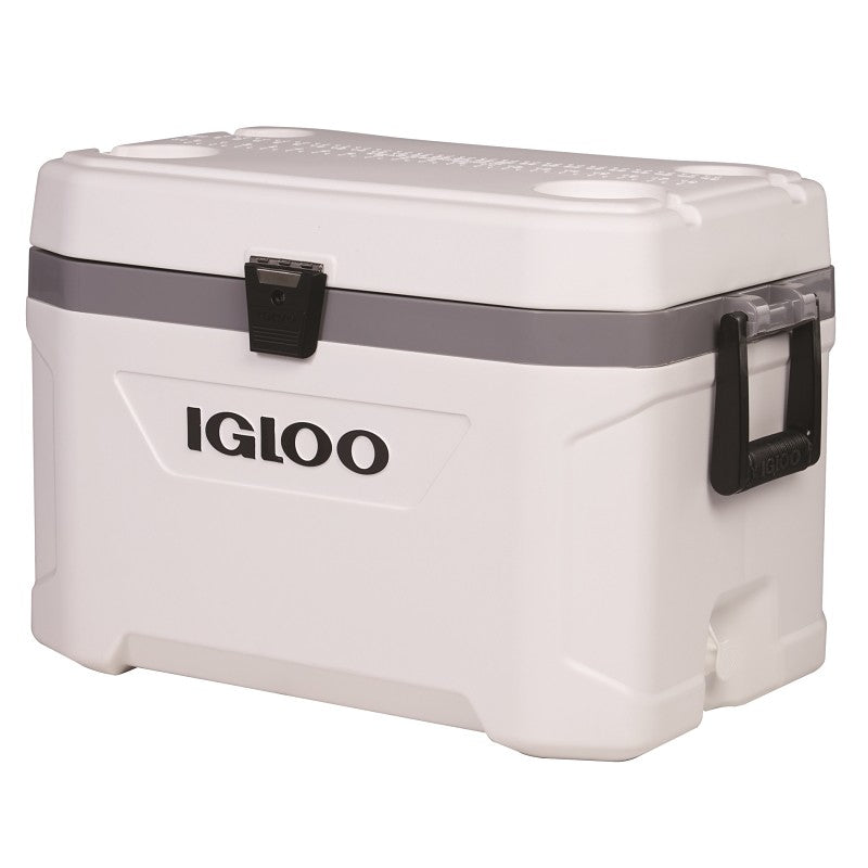 Igloo 0050541 Cooler, 54 qt Cooler, Polyurethane, White, 5 days Ice Retention