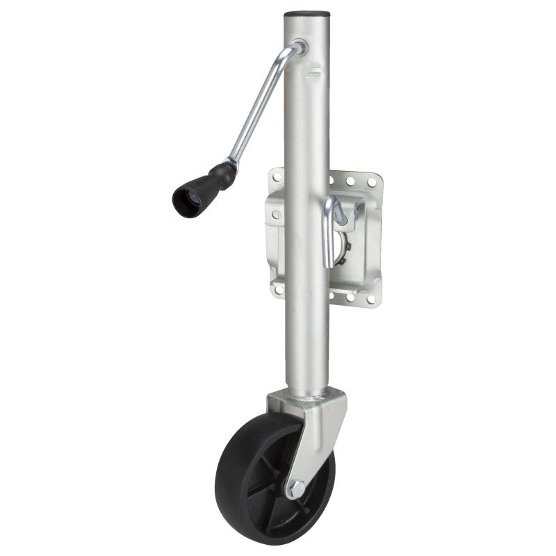 Vulcan HBB15 Trailer Jack, 1000 lb Lifting, 22-3/4 in Max Lift H, Spiral Lifting, 16-1/2 to 26-1/2 in OAH, Steel