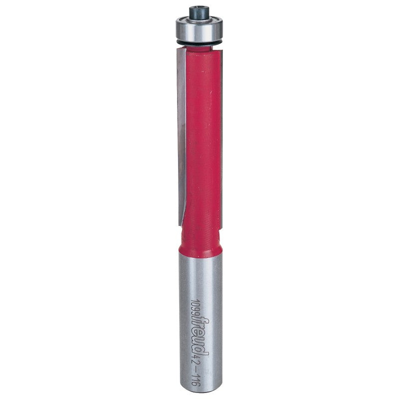 Freud 42-116 Series Router Bit, 1/2 in Dia, 1/2 in Dia Cutter, 4-3/8 in OAL, 1/2 in Dia Shank, 2-Cutter, Carbide