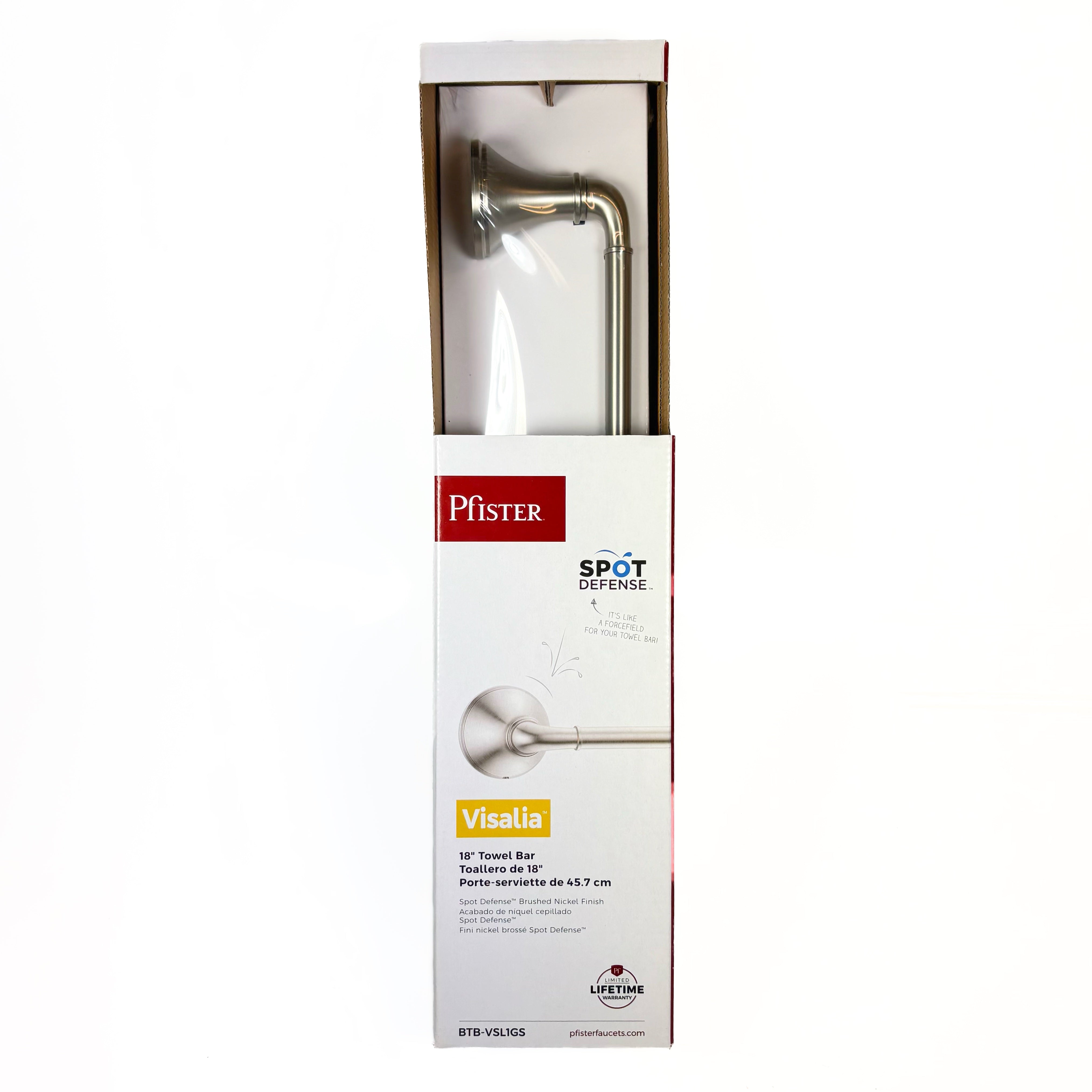 Visalia Towel Bar 18 Inch Brushed Nickel