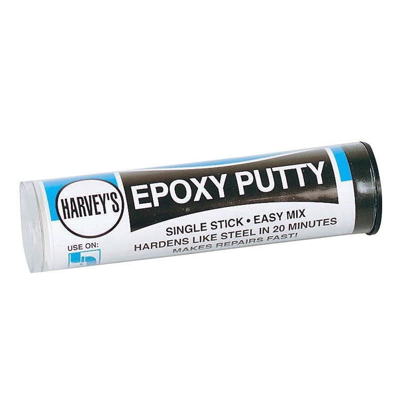 Harvey 044150-12 Epoxy Putty, Solid, Beige/Gray, 2 oz Tube