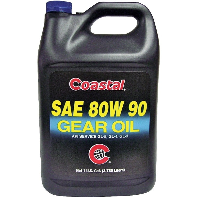 Coastal 12405 Gear Oil, 80W-90, 1 gal Bottle (Pack of 3)