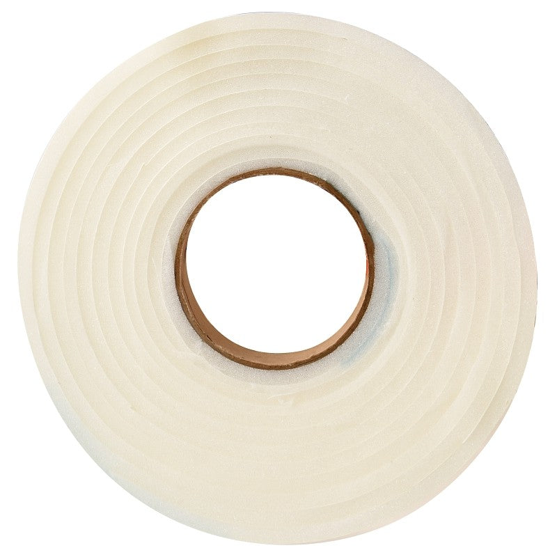 Frost King L344H Foam Tape, 1-1/2 in W, 17 ft L, 1/4 in Thick, Polyfoam, White