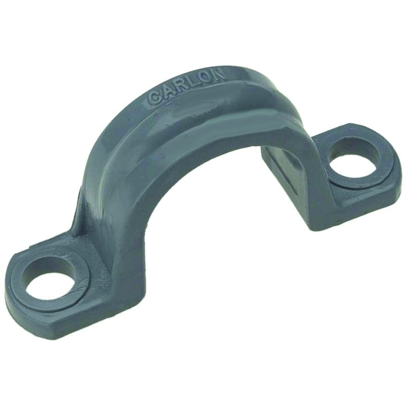 Carlon E977HC-CTN Conduit Clamp, 1-1/2 in, 3-7/16 in L, PVC, Gray, 6/PK
