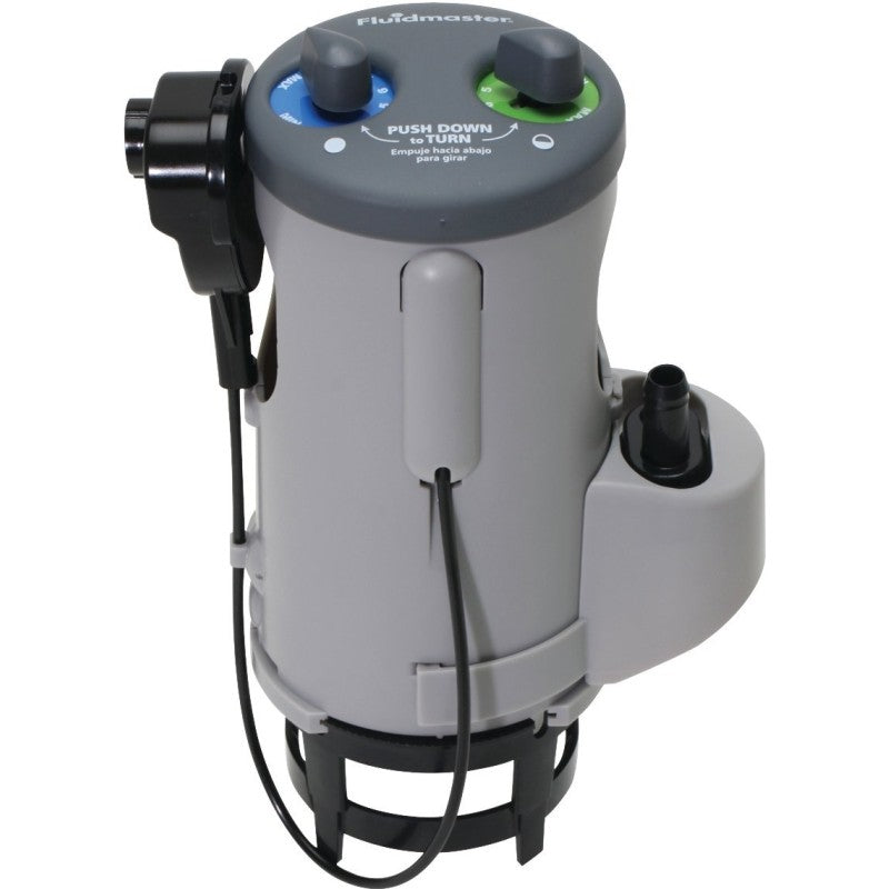 Fluidmaster 550DFRK-3 Dual-Flush Complete System, Plastic, For: Most Toilet with 2 in Flush Valves