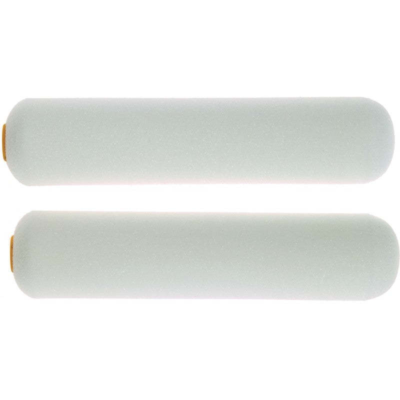 Linzer MR200-2-6 Roller Cover, White, 1/4 in Thick Nap, 6 in L, Foam Cover, 6/PK