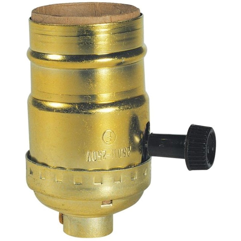 Westinghouse 7041300 On/Off Turn Knob Socket, 250 V, 250 W, Metal Housing Material