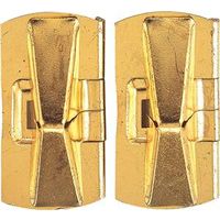Wood Sash Window Locks Brass Plated 2 Pack
