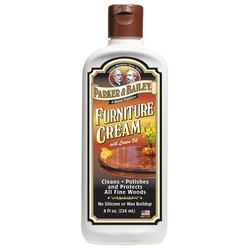 Parker & Bailey 560461U Furniture Cream, 8 oz, Brown, Creamy Liquid, Spice