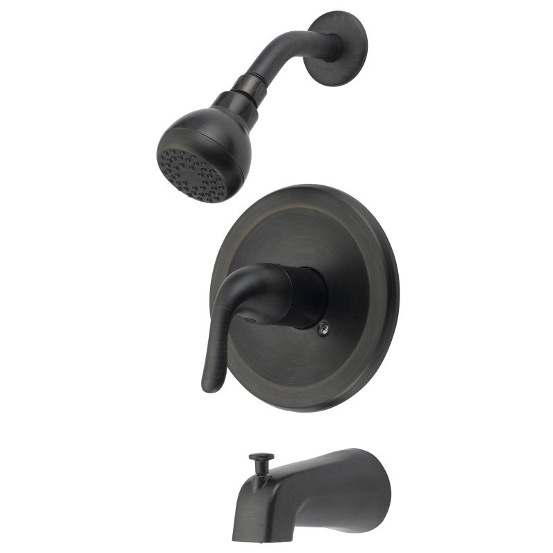 Boston Harbor TQ-F1214517RW Tub/Shower, Fixed Mount Showerhead, 1.75 gpm Showerhead, 1 Spray Settings, 1-Handle