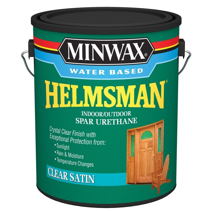 Minwax Helmsman 710520000 Spar Varnish, Crystal Clear, Liquid, 1 gal, Can (Pack of 2)