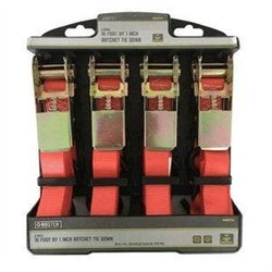 1 Inch By 10 Foot Standard Duty Ratchet Tie Downs 4 Pack