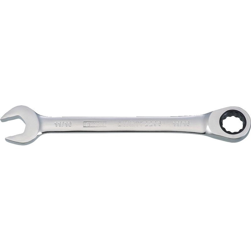 DEWALT DWMT72296OSP Combination Wrench, 9/32 in Thick Open End, 1-15/32 in W Open End, SAE, 11/16 in Head, 8-25/32 in L
