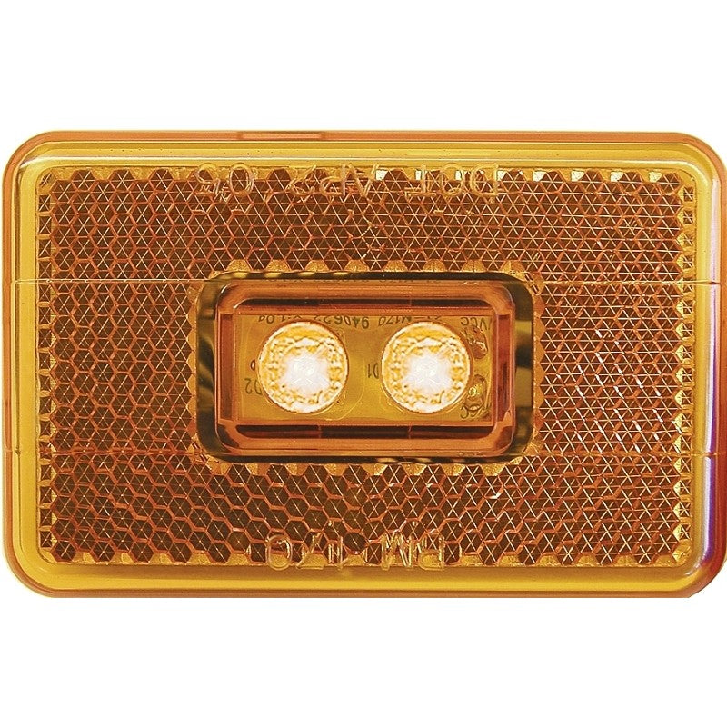 PM V170A Marker Light, 9 to 16 V, LED Lamp, Amber Lens, Stud Mounting