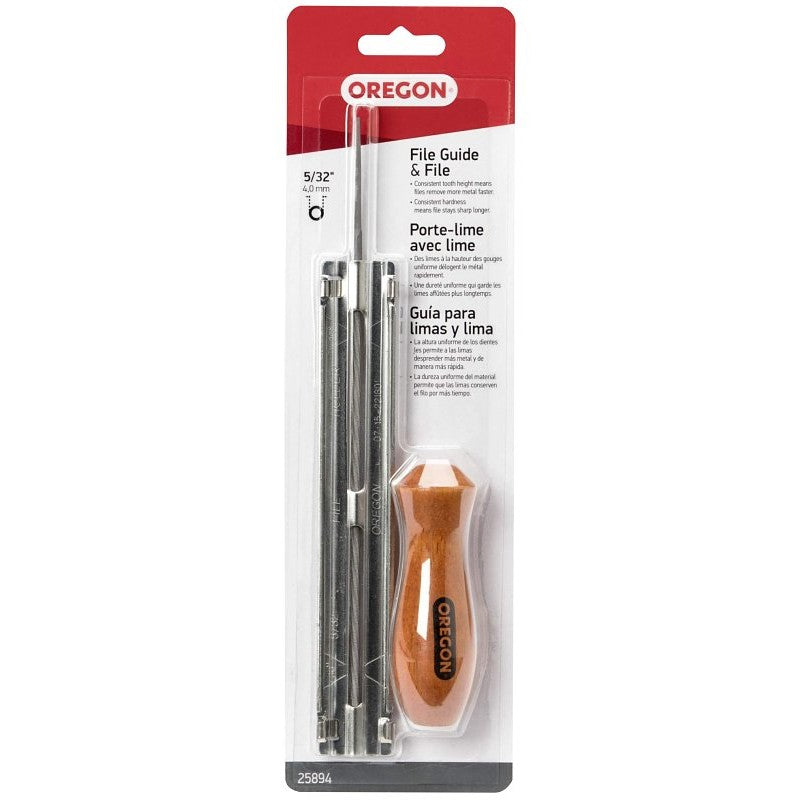 Oregon 25894 Chainsaw File Guide, 5/32 in Dia Dimensions, Round, Steel