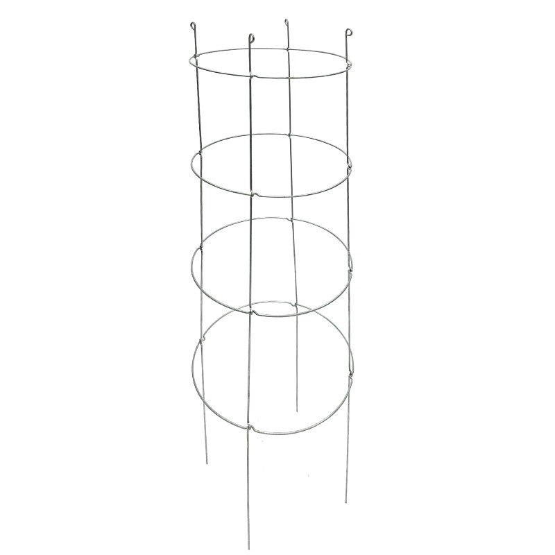 Glamos Wire 726073 Tomato Cage, 18 in L, 18 in W, 54 in H, Steel, Silver