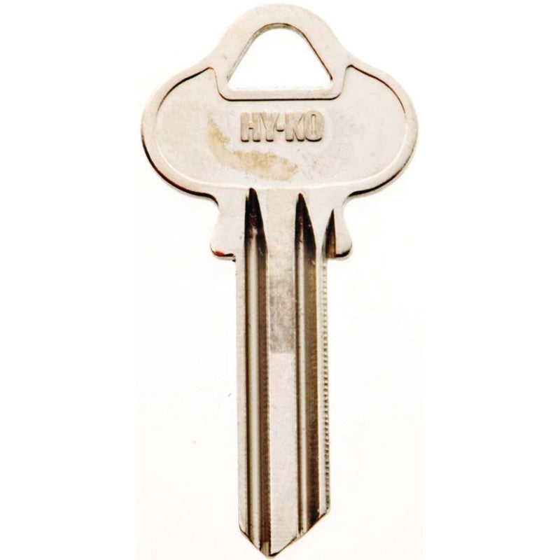 Hy-Ko 11010L1 Key Blank, Brass, Nickel, For: Lockwood Cabinet, House Locks and Padlocks, L1 Key Number (Pack of 10)