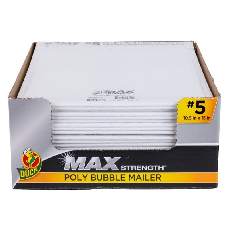 BUBBLE MAILER POLY SHL WHT NO5