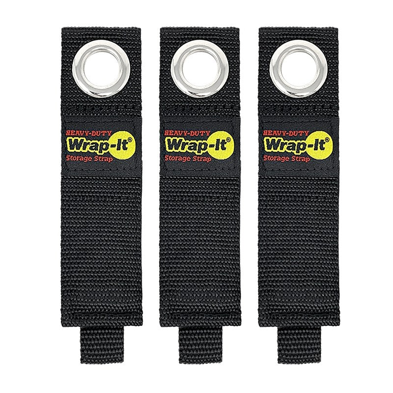 Wrap-It Storage 103-20BX Storage Strap, 2.9 in Dia, 1-1/2 in W, 10 in L, Polypropylene, 50 lb Working Load