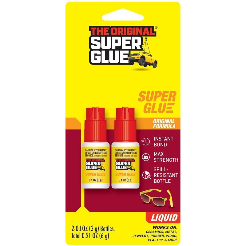 Superglue Corp 19108 Quick-Setting Adhesive, Liquid, Clear, 3 g