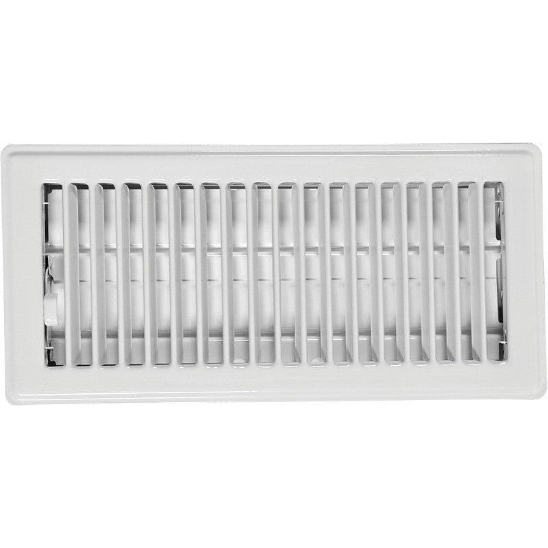 Imperial RG0267 Floor Register, 5-1/4 in L, 13-1/4 in W, Steel