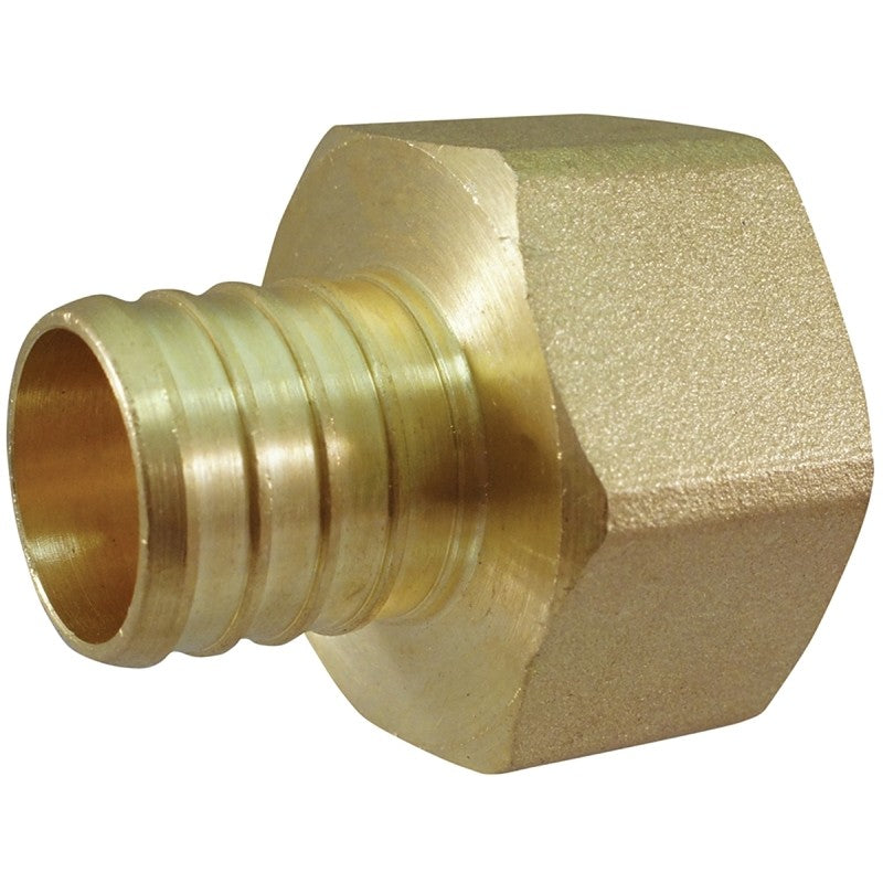 Apollo APXFA11 Pipe Adapter, 1 in, PEX x FPT, Brass, 200 psi Pressure