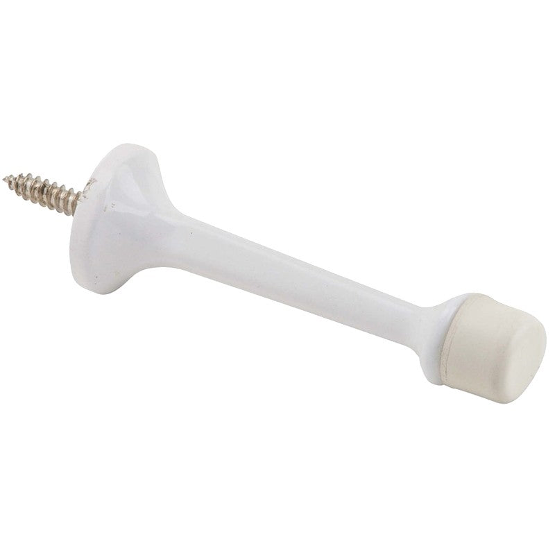 Schlage Ives Series 61A-W Base Door Stop, 7/8 in Dia Base, 3-1/8 in Projection, Aluminum