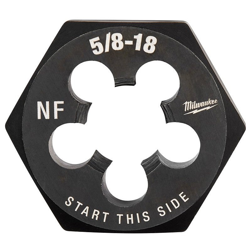 Milwaukee 49-57-5371 Threading Die, 5/8-18 Thread, Fine Thread, HCS