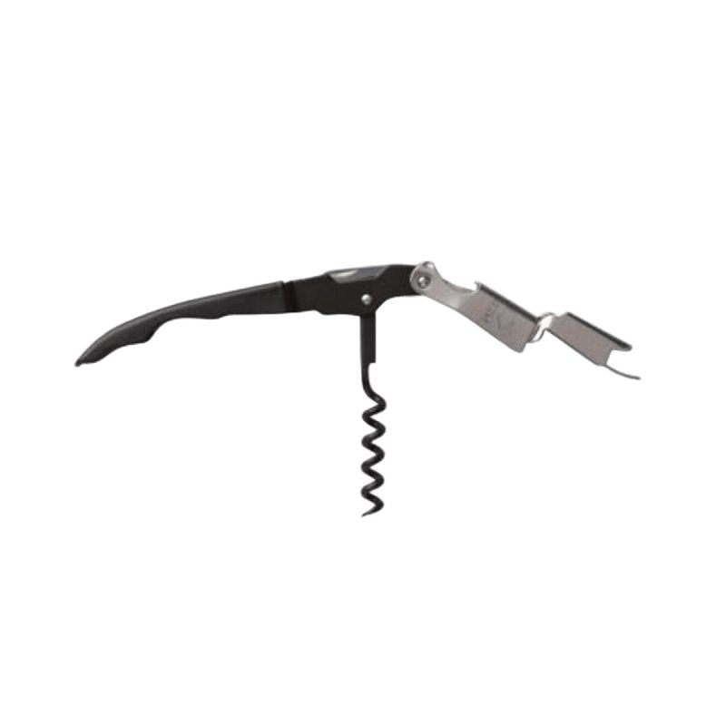 Houdini W5622T 2-Step Corkscrew, Metal/Plastic, Black (Pack of 3)