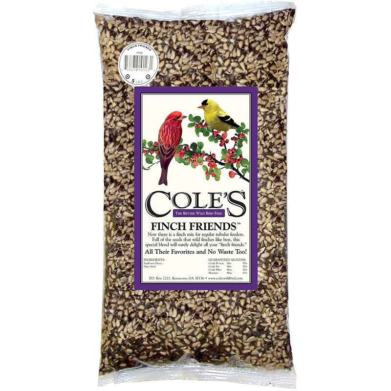 Cole's Finch Friends FF05 Blended Bird Seed, 5 lb Bag