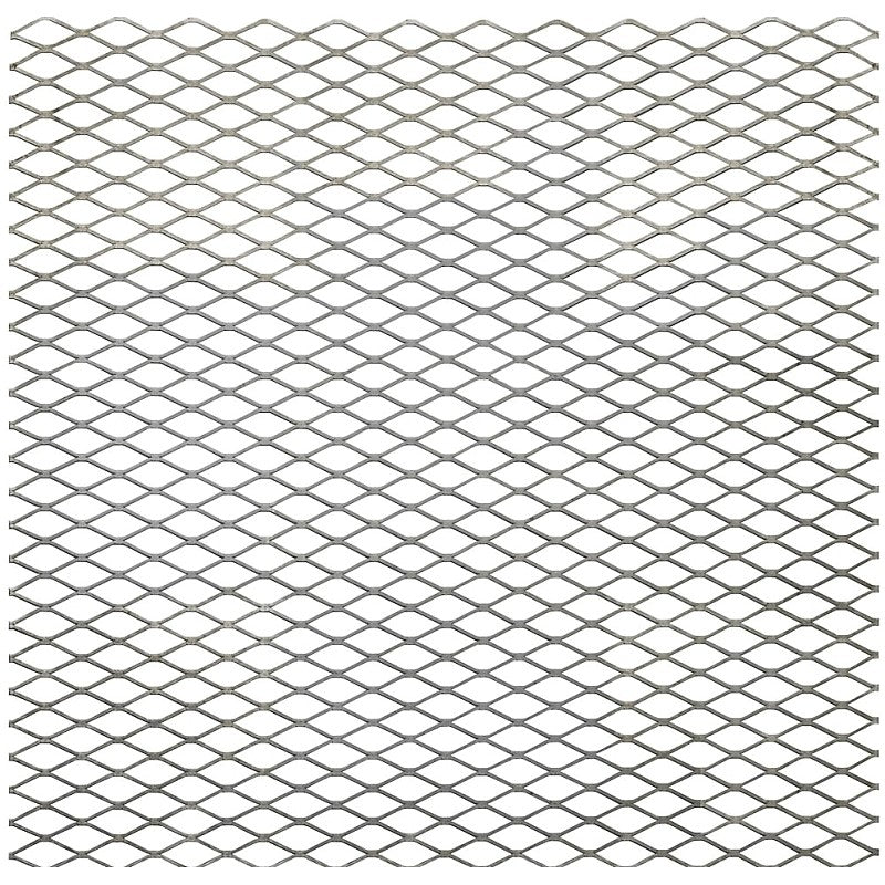 National Hardware 4075BC Series N301-606 Expanded Grid Sheet, 13 ga Thick Material, 24 in W, 24 in L, Steel, Plain