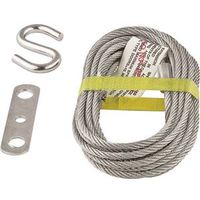 Heavy Duty Lift Cable 14 Foot Zinc Plated Steel