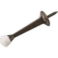 Square Taper Door Stop 3 Inch Antique Brass