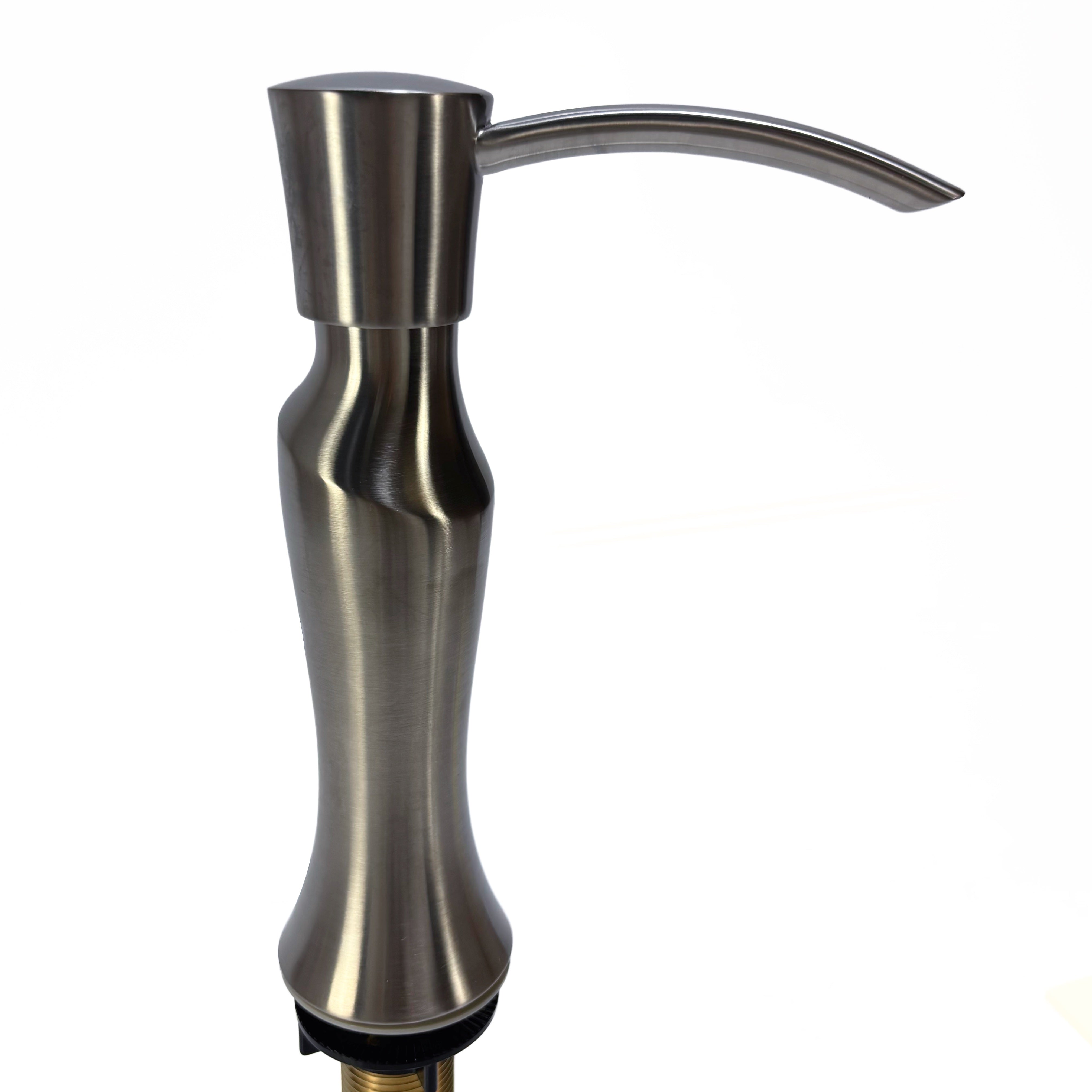 Kai Soap Dispenser Installs in or Under Sink or Counter Stainless