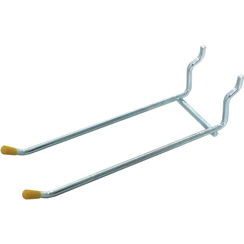 Crawford 14446 Series Peg Hook, 6 in Projection, 10-3/8 in L x 4 in W x 2-1/4 in H Dimensions, Steel, Silver