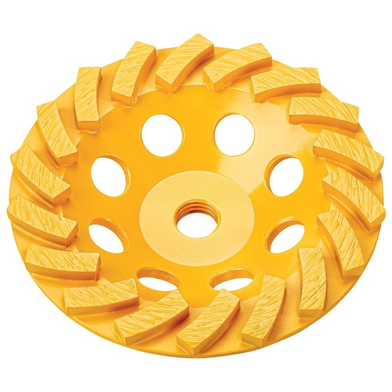 DEWALT XP Series DW4772T Cup Grinding Wheel, 4 in Dia, 1-3/16 in Thick, 5/8-11 Arbor, Diamond Abrasive