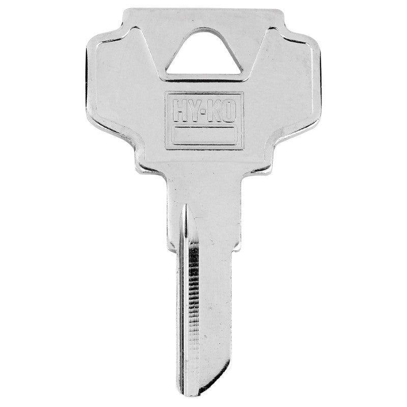 Hy-Ko 11010IN26 Key Blank, Brass, Nickel-Plated, For: Independent/Ilco IN26 Door Locks (Pack of 10)