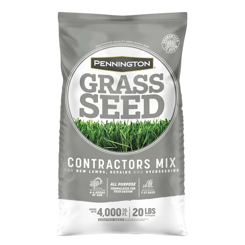 Pennington 100516637 Grass Seed, 20 lb, 4000 sq-ft Coverage Area