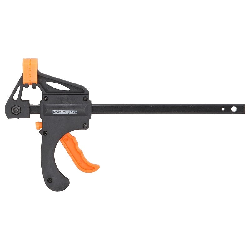 Vulcan JL-QBC-104 Mini Bar Clamp, 4 in Max Opening Size, 1-1/2 in D Throat, Nylon Body