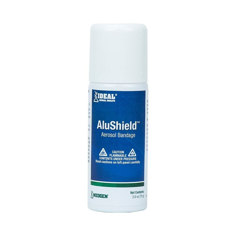 Neogen AluShield 79100C Aerosol Bandage, Liquid, Oily Gray, 75 g, Aerosol Can