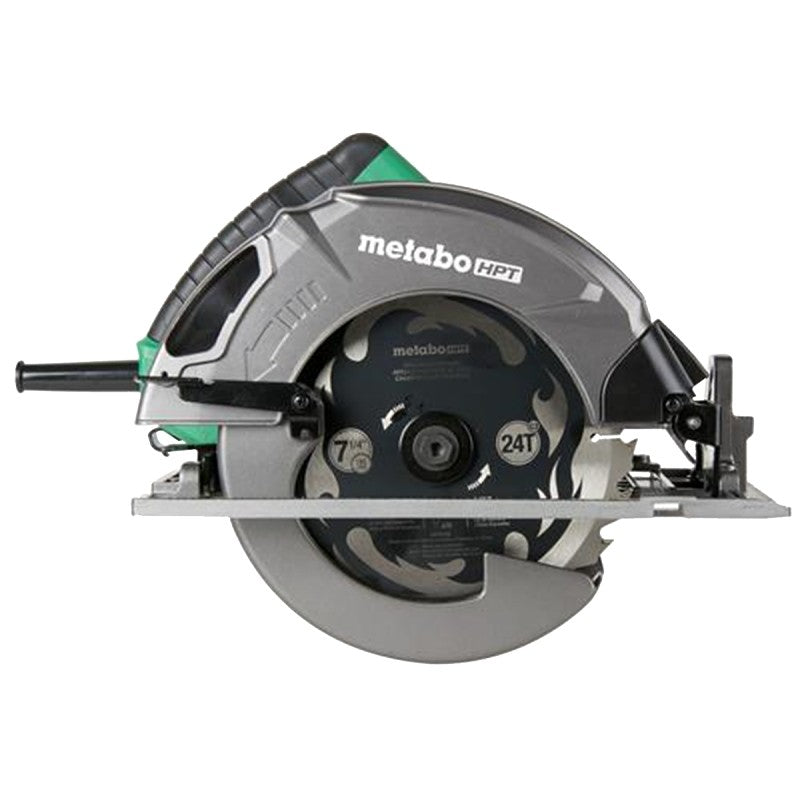 Metabo HPT C7SB3M Circular Saw, 15 A, 7-1/4 in Dia Blade, 1-7/8 in at 45 deg, 2-7/16 in at 90 deg D Cutting