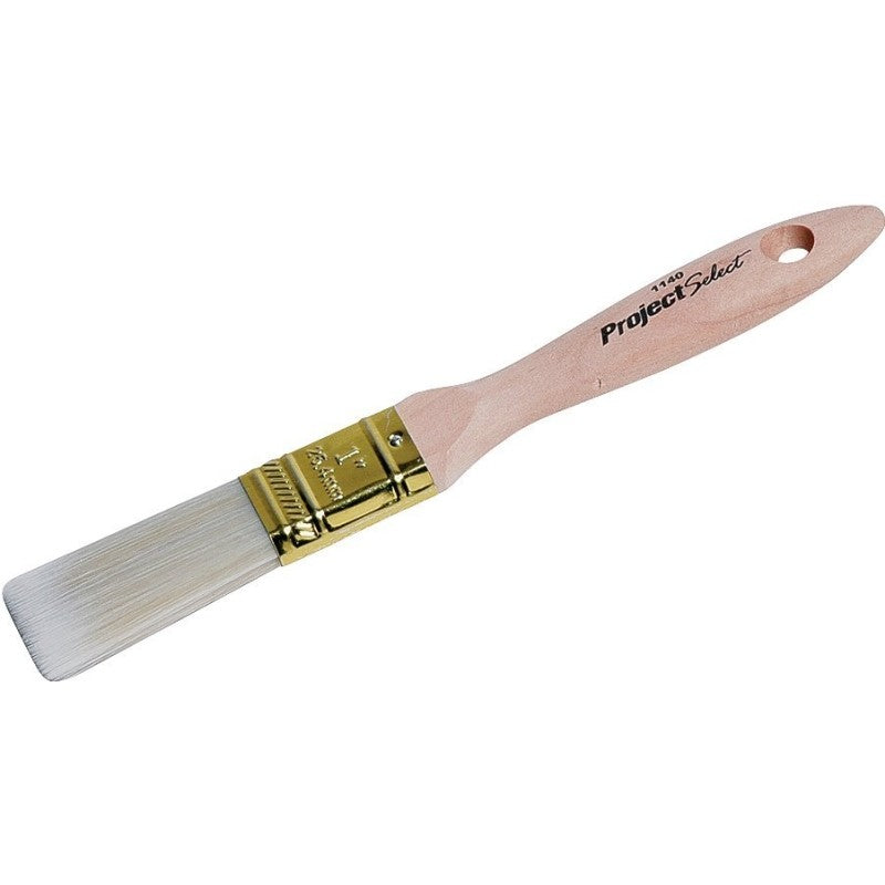 Linzer WC 1140-1 Paint Brush, 1 in W, 2-1/4 in L Bristle, Varnish Handle