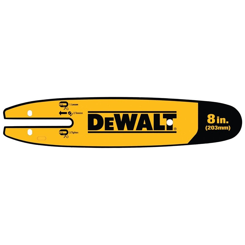 DEWALT DWZCSB8 Pole Saw Replacement Bar, 8 in L Bar, 0.043 in, 3/8 in TPI/Pitch