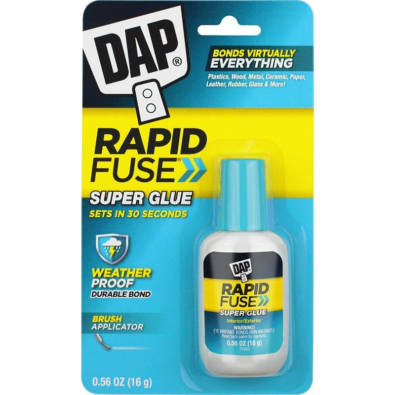 DAP 00173 Adhesive, Clear, 16 g Bottle